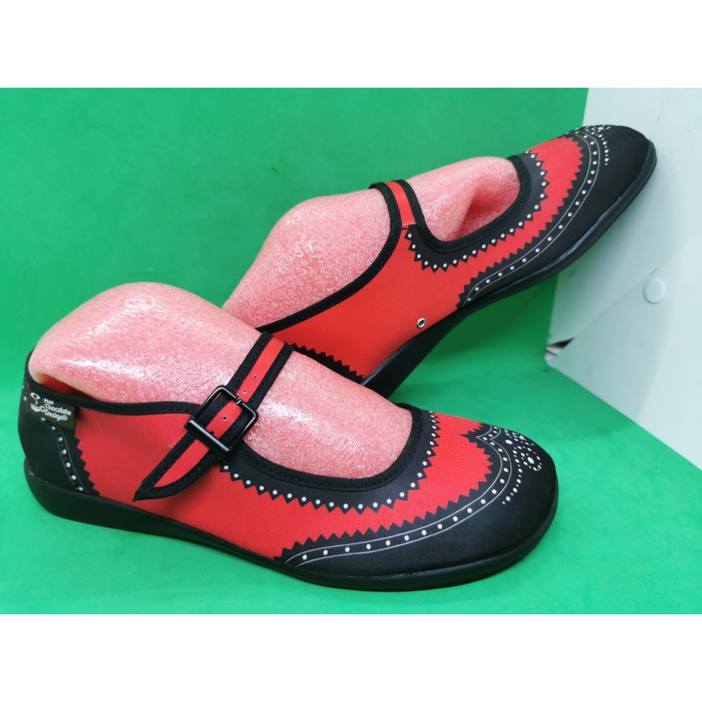 Hot Chocolate Design Chocolaticas Havana Mary Jane Flats Shoes Sz 39 US 9 NWOB - Picture 11 of 16